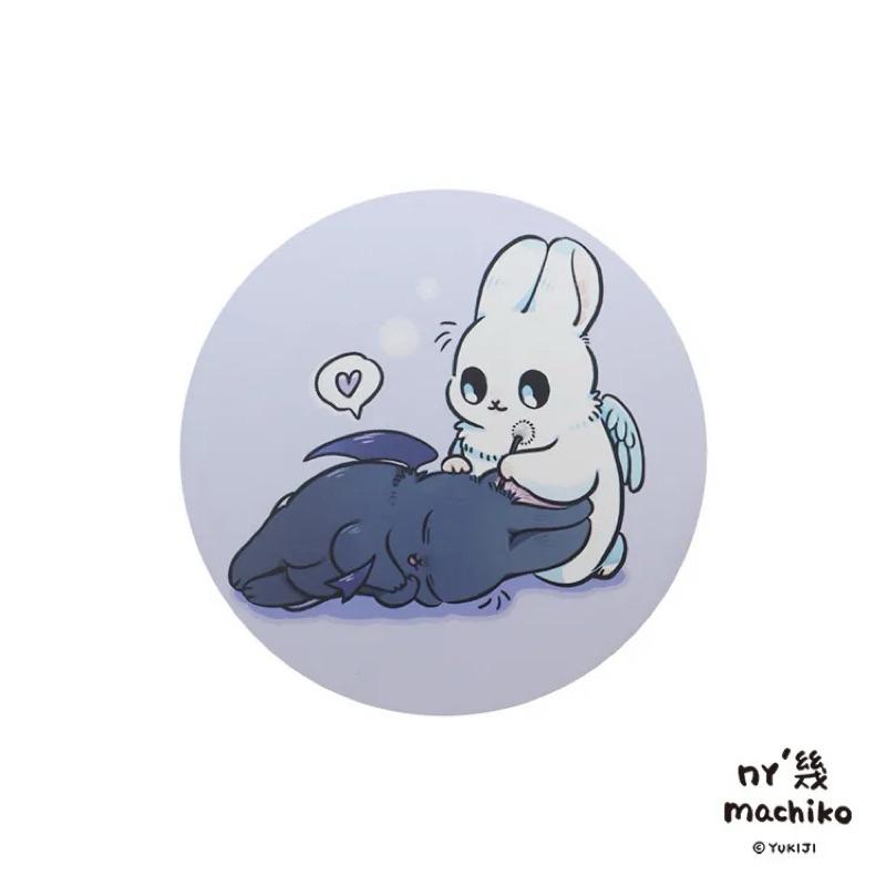 【快速出貨+附紙本發票】Non Souci  ㄇㄚˊ幾兔-天使＆惡魔兔吸水杯墊 [共2款可選擇] 研達-細節圖3