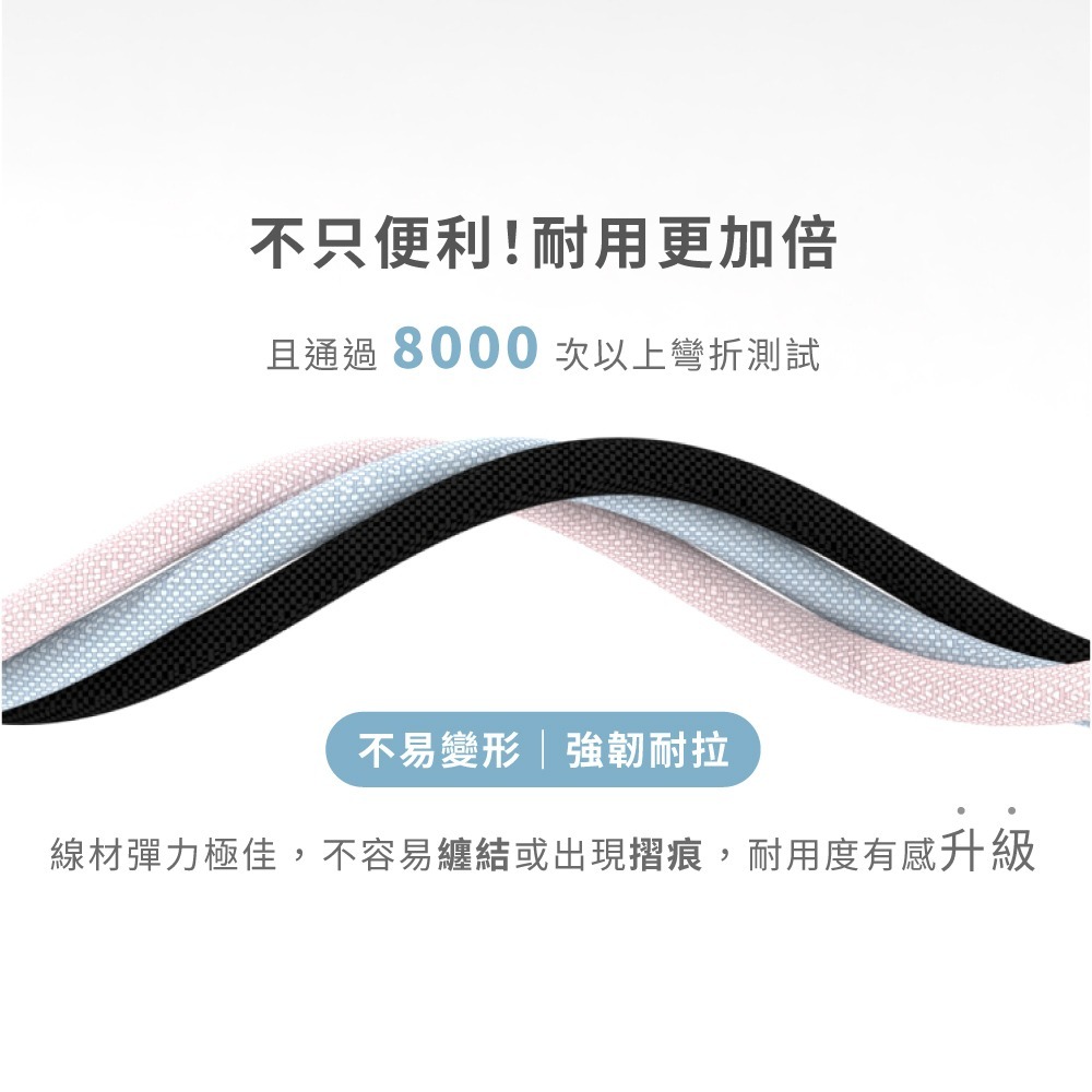 Allite EASY CABLE 磁吸收納快充線 (1m)｜USB-C to C、自動捲線整潔、編織耐用-細節圖5