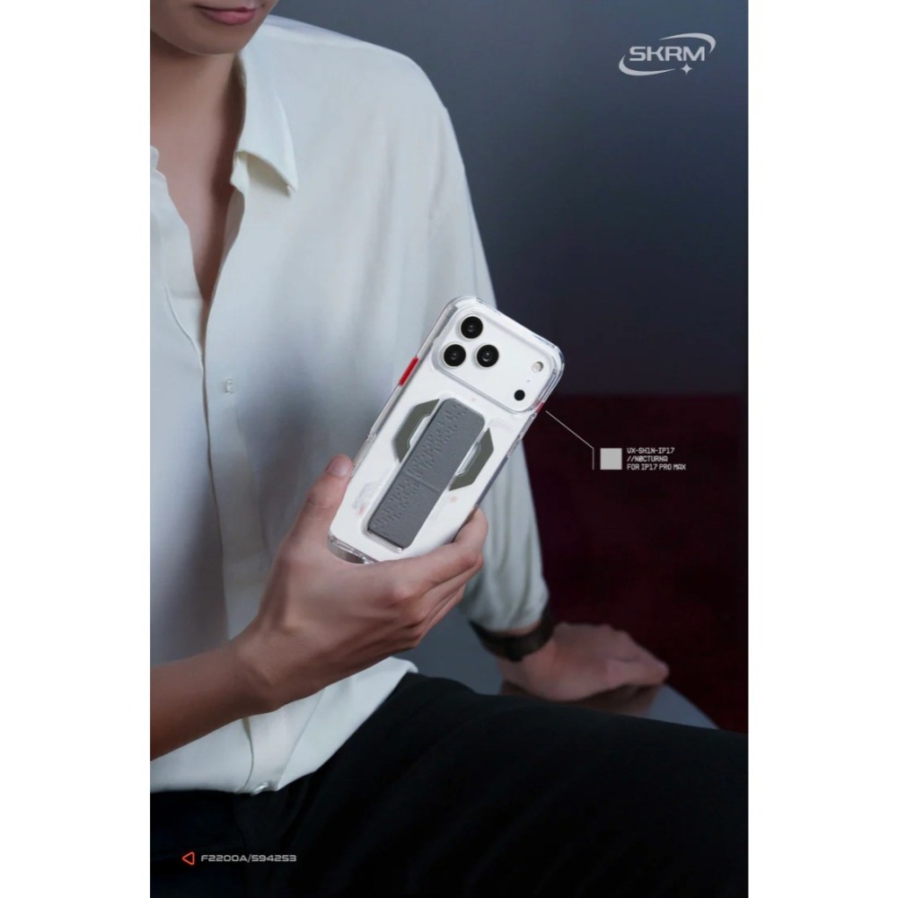 SKINARMA iPhone 17/18 ProMax Haxa 磁吸支架保護殼｜黑色巨牆風格、軍規防摔-細節圖8