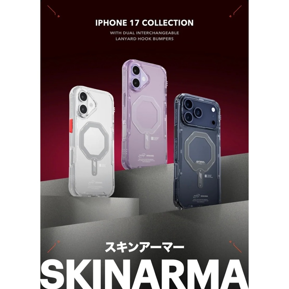 SKINARMA iPhone 17 Pro Max Saido 防摔殼｜低調質感、磁吸支架、附掛繩環、軍規防護-細節圖10