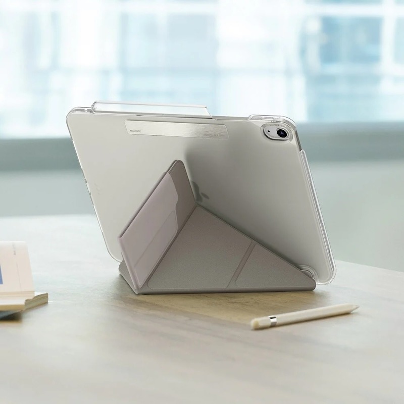 UNIQ Camden Click 磁吸保護套｜iPad 11吋/第10代通用、極簡透明、專屬筆槽、多角度支架 星光色-細節圖2