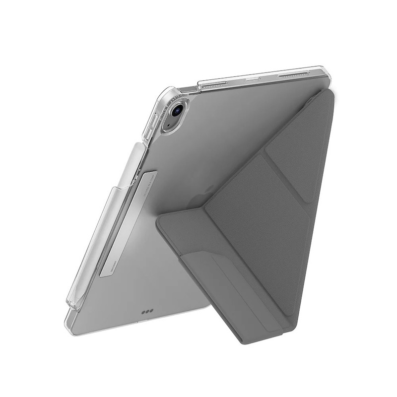 UNIQ Camden Click 磁吸保護套｜iPad Air 11吋 (M2/M3) 通用、極簡透明 灰色-細節圖4