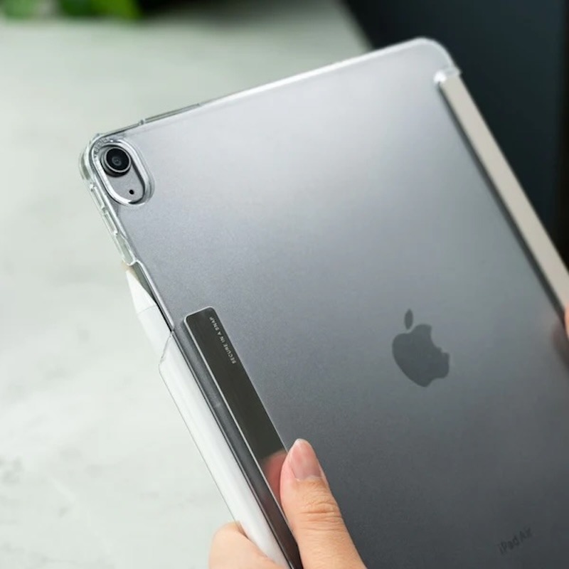 UNIQ Camden Click 磁吸保護套｜iPad Air 11吋 (M2/M3) 通用、極簡透明 灰色-細節圖10