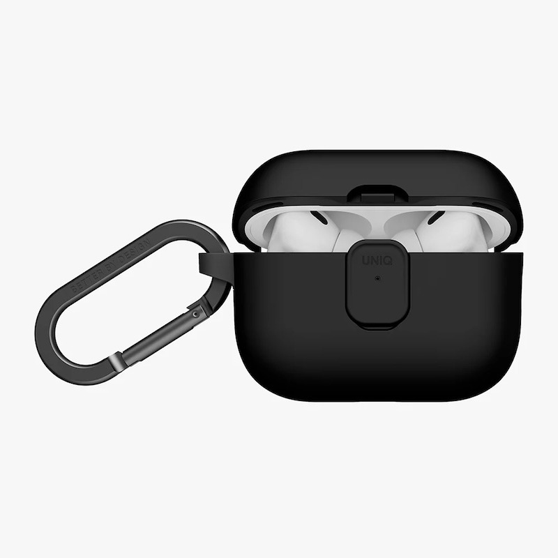 UNIQ Clyde 卡扣式保護套｜AirPods Pro3 專用、雙料防摔、精準卡扣、附登山扣、全方位守護-細節圖3