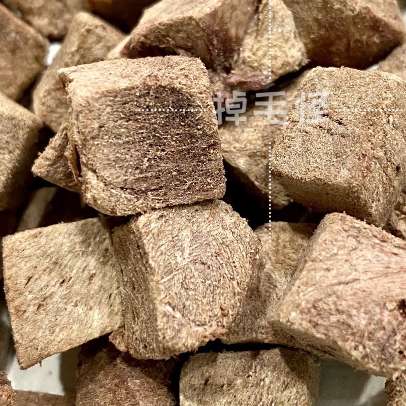 【掉毛怪🚚牛心粒】補鐵 牛心 牛肉 吞拿魚 金槍魚 伴糧好物 專治挑嘴病 凍乾 天然手工零食 貓零食 狗零食 凍乾-細節圖3