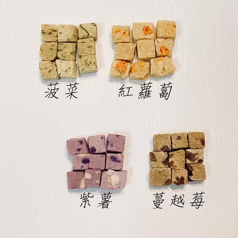 【掉毛怪🚚蔬菜系列 雞肉粒】拌糧好物 專治挑嘴病 天然手工零食 貓零食 天然手工零食 狗零食 凍乾 雞肉粒-細節圖3