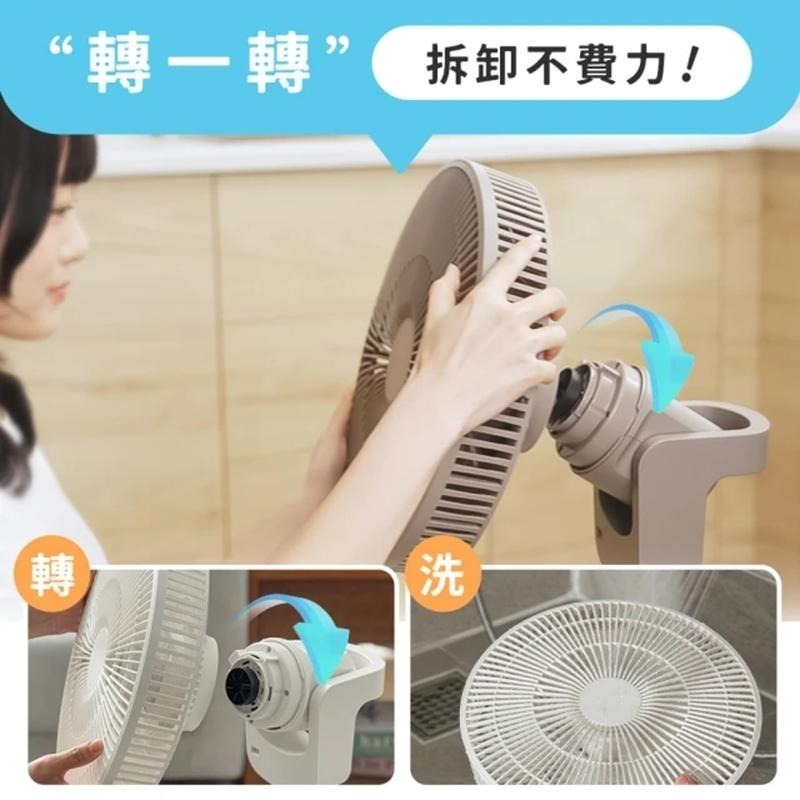 【BMXMAO】MAO Air Fan 易潔智能聲控DC循環扇 (一秒快拆語音聲控) BMF-01 小貓風扇-細節圖3