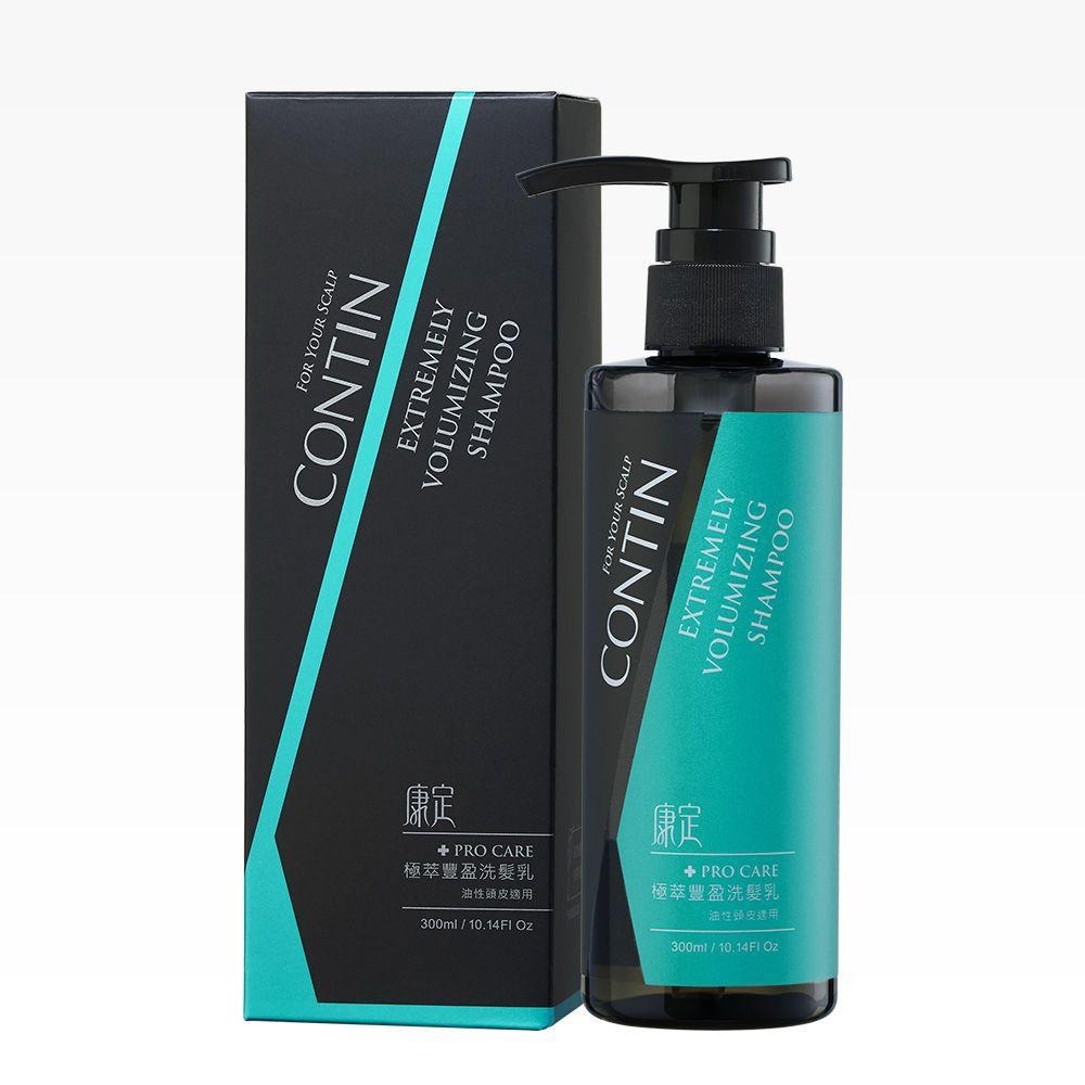 【康定CONTIN】極萃豐盈洗髮乳300ml︱油性頭皮適用︱控油蓬鬆︱髮根強健︱解決頭臭-細節圖3