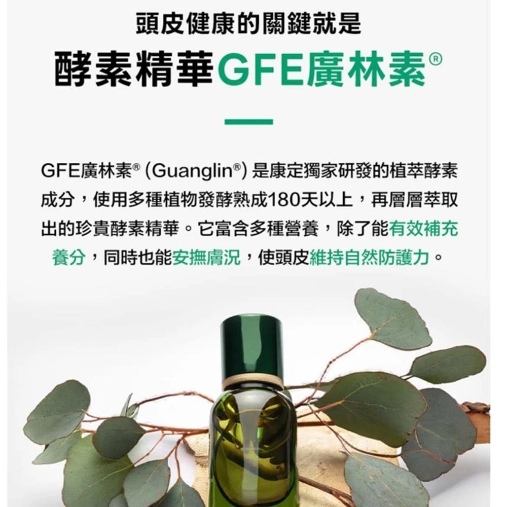 【康定CONTIN】酵素植萃洗髮乳(經典款300ml)(家庭號 750ml)｜溫和控油｜舒緩乾癢｜強健髮根-細節圖3