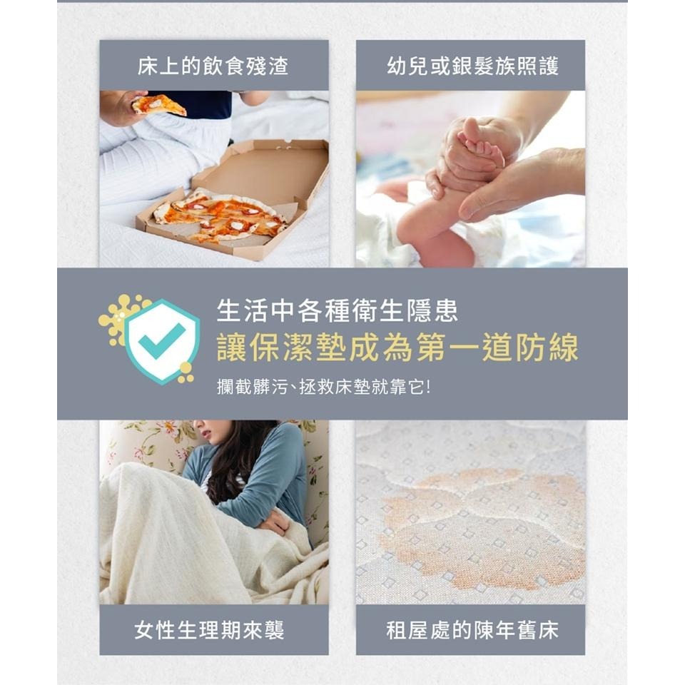 【澳洲canningvale坎寧威爾】 天絲防水防蟎保潔墊(標準雙人)-細節圖5