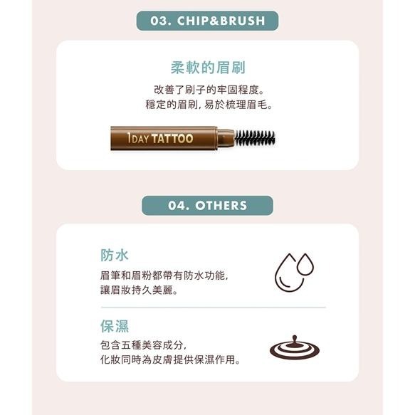 現貨【日本K-Palette 】 24小時完美持久防水三用眉筆 (奶茶色/摩卡啡)-細節圖9