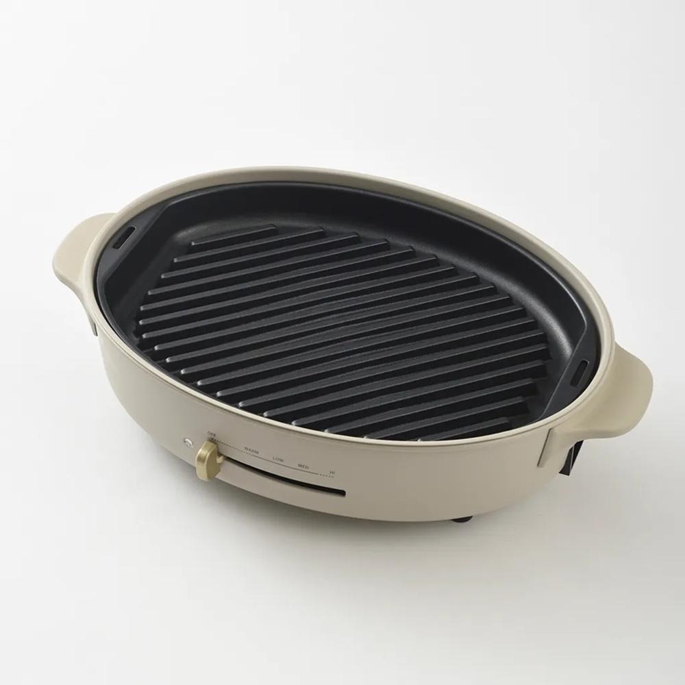 現貨 福利品【日本BRUNO】BOE053-GRILL 橢圓形波紋煎盤(職人款專用配件)-細節圖5