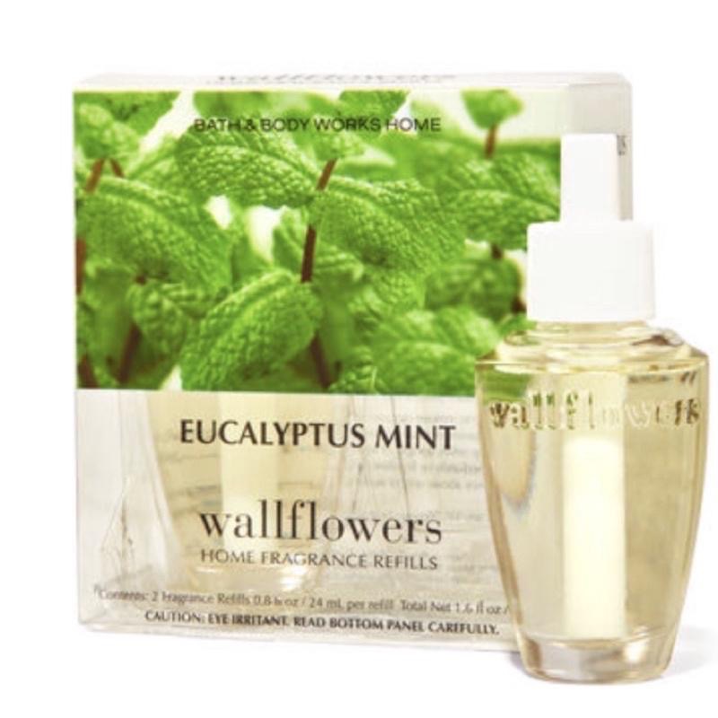 【Baby Studio】BBW 尤加利薄荷 eucalyptus mint插電香補充瓶  24ml-細節圖3
