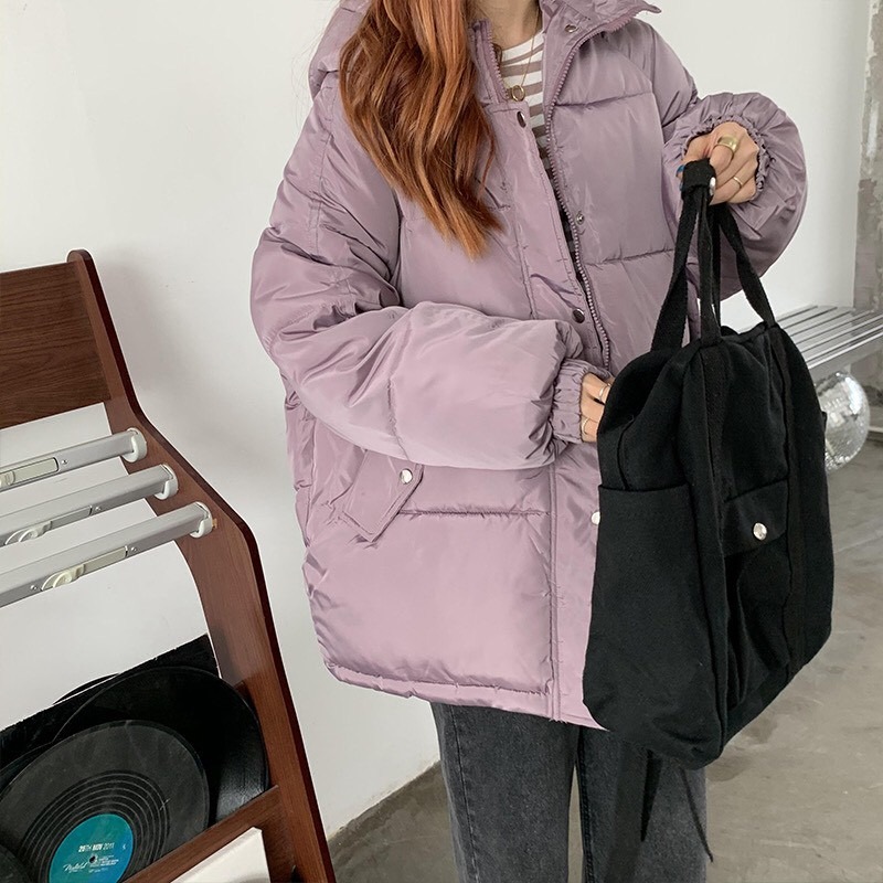 YAFFA韓國連帽麵包羽絨外套 零下鋪棉保暖厚外套 羽絨外套 防潑水外套 連帽保暖外套 加厚麵包外套 情侶款外套-細節圖3