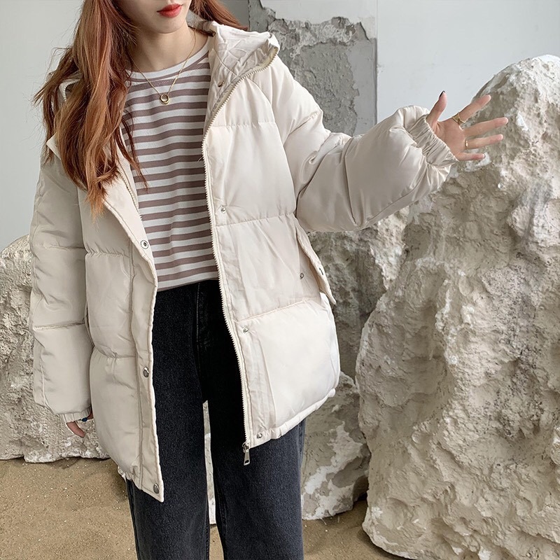 YAFFA韓國連帽麵包羽絨外套 零下鋪棉保暖厚外套 羽絨外套 防潑水外套 連帽保暖外套 加厚麵包外套 情侶款外套-規格圖7