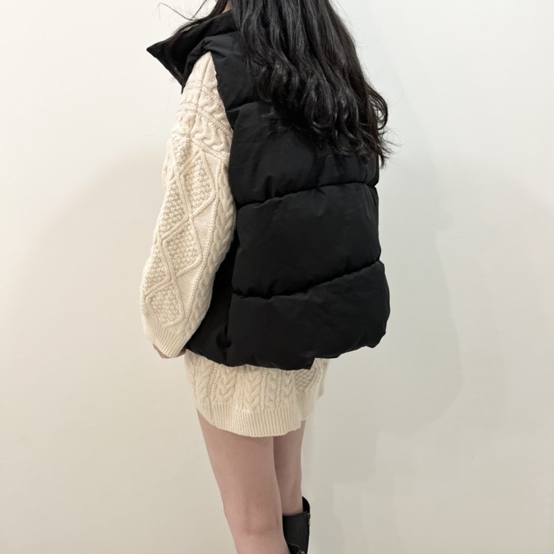 快速出現貨YAFFA韓國保暖鋪棉防風背心外套 鋪棉保暖羽絨背心 立領背心 防潑水背心 立領鋪棉背心 麵包背心 厚背心外套-細節圖5