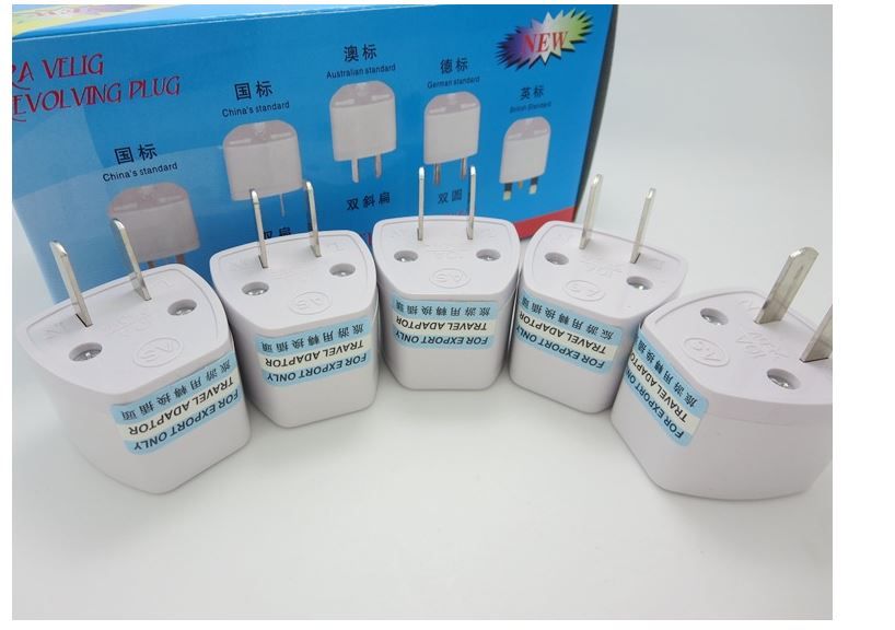 萬用插頭 （兩頭） 全球通用插座 歐規轉美規 國外電器台灣用220V轉110V轉接頭 台中可面交 到貨 200 組 -細節圖2