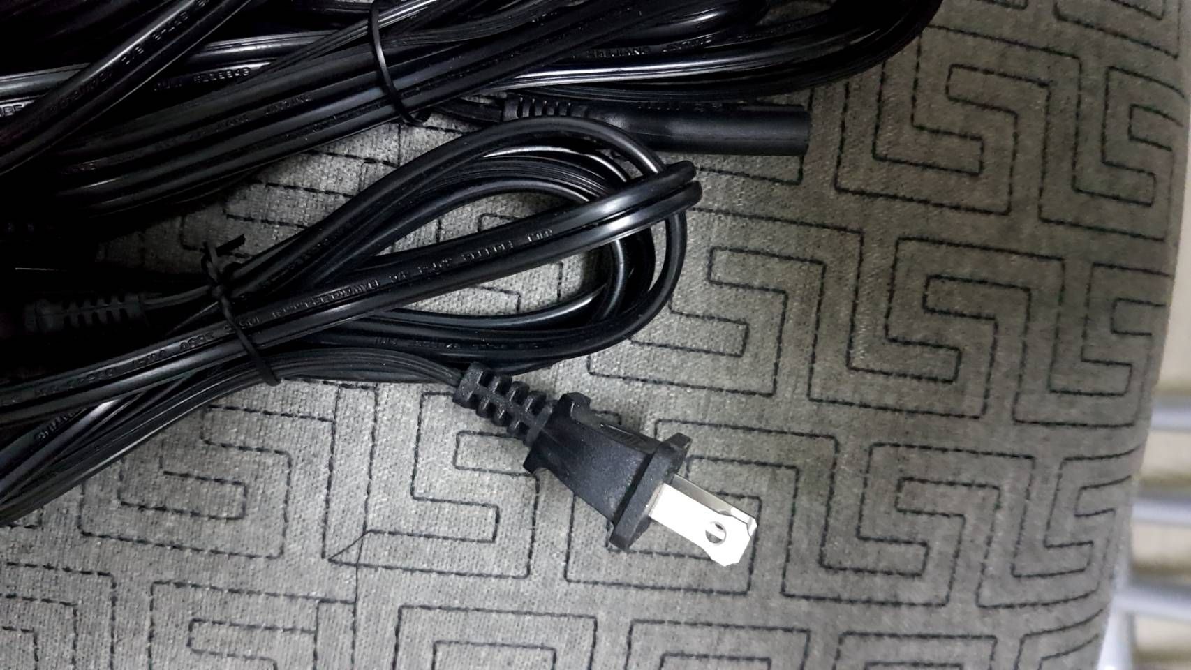 UL純銅美標雙孔八字尾 二芯8字尾插頭 美規電視機檯燈電源線SPT-2-細節圖3