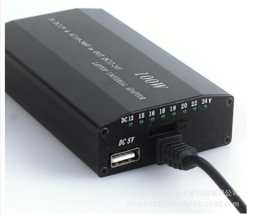 120W 車用和家用（ 可插點菸器和市電）  兩用電源適配器多功能筆記本電源充電器筆記本電源 也可調節12V~24V含8-細節圖6