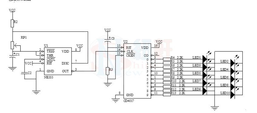 貼片旋轉流水燈套件元件焊接練習板電子工藝技能訓練實訓DIY散件  含電池盒+ 3顆電池-細節圖5