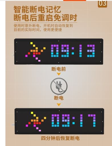 RGB全彩可調光調色聲控32*8點陣頻譜時鐘套件電子製作diy散件焊接-細節圖6