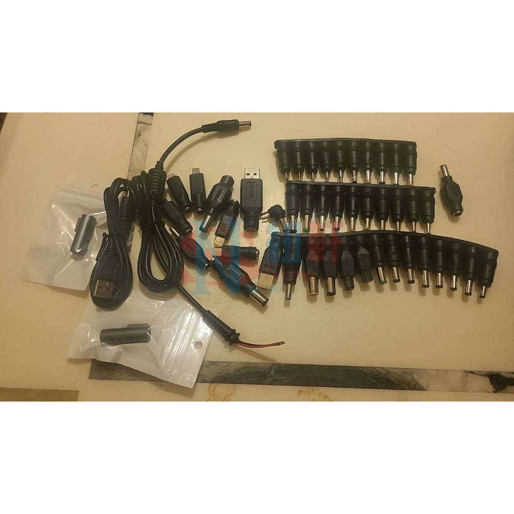 台中現貨120W 車用和家用( 可插點菸器和市電) 兩用電源適配器+46組轉接頭含華碩飛行堡壘提轉接頭-細節圖6