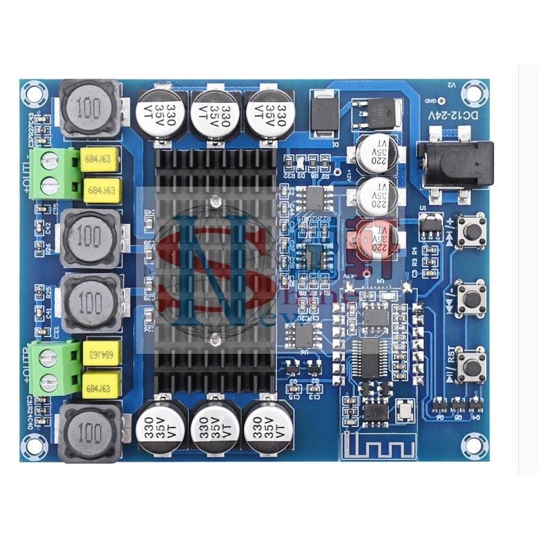 2組特惠價台中現貨多組庫存藍牙數字功放板TPA3116D2藍牙5.0大功率雙聲道全新改版2*50W左右聲道-細節圖4