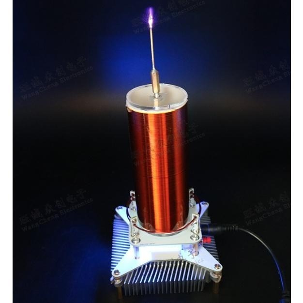 台中現貨新產品DIY音樂特斯拉線圈 隔空點燈等離子喇叭 diy電子製作焊接成贈一螢光燈管-細節圖2