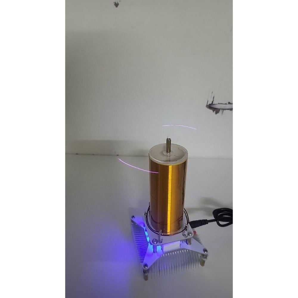 台中現貨新產品DIY音樂特斯拉線圈 隔空點燈等離子喇叭 diy電子製作焊接成贈一螢光燈管-細節圖6