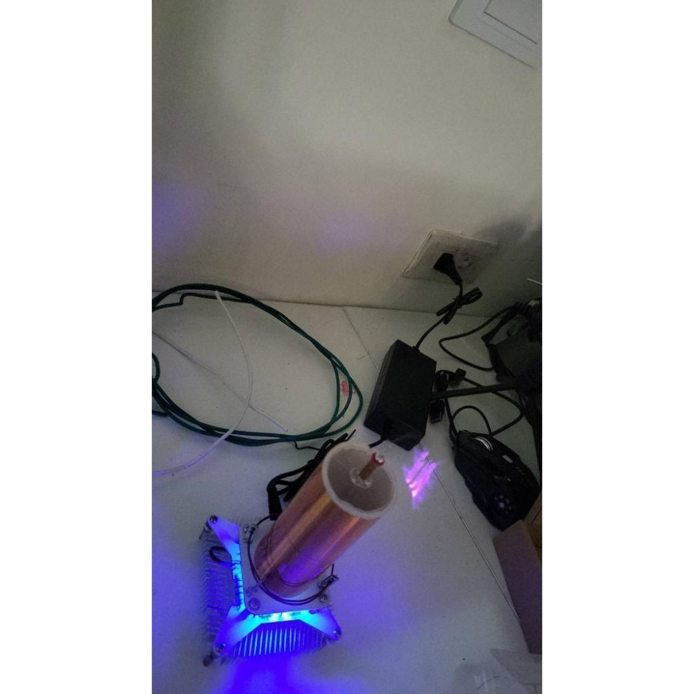 台中現貨新產品DIY音樂特斯拉線圈 隔空點燈等離子喇叭 diy電子製作焊接成贈一螢光燈管-細節圖8