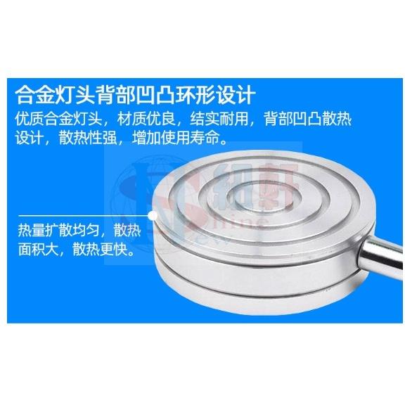 台中現貨超級亮9W 磁力開關底座LED 700MM長  360度金屬軟管 工作機檯燈  110V 220V皆可用-細節圖2