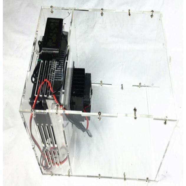 台中現貨12V電子diy製冷器 半導體製冷片小空調冰箱保鮮箱散熱器製作套件  需要焊接和組裝含外殼-細節圖4