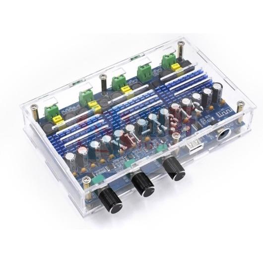 台中現貨S-A310 帶調音TDA3116D2數位功放板四聲道雙重低音雙重身歷聲 可接2*50W全音+2*100W 低音-細節圖5