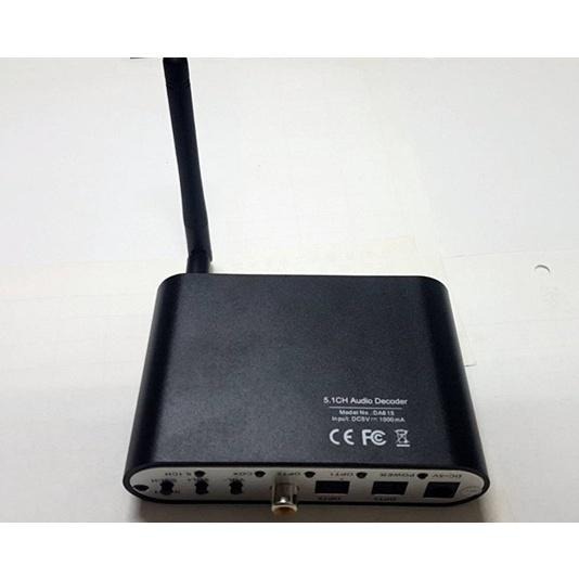 台中現貨 可面交DTS杜比5.1音訊解碼器U盤藍牙5.0接收器光纖同軸數位轉類比DA615H 藍牙 支援HDMI ARC-細節圖2