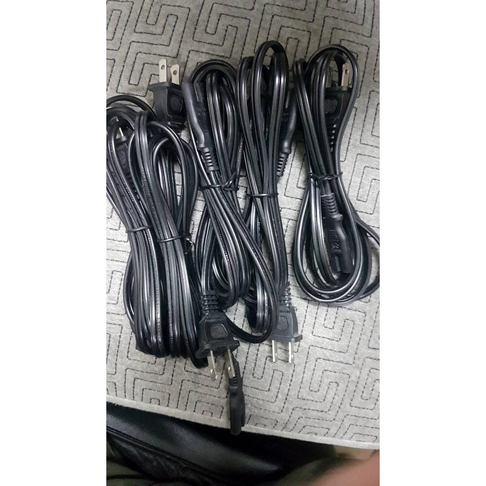 台中現貨UL純銅美標雙孔八字尾 二芯8字尾插頭 美規電視機檯燈電源線SPT-2-細節圖2