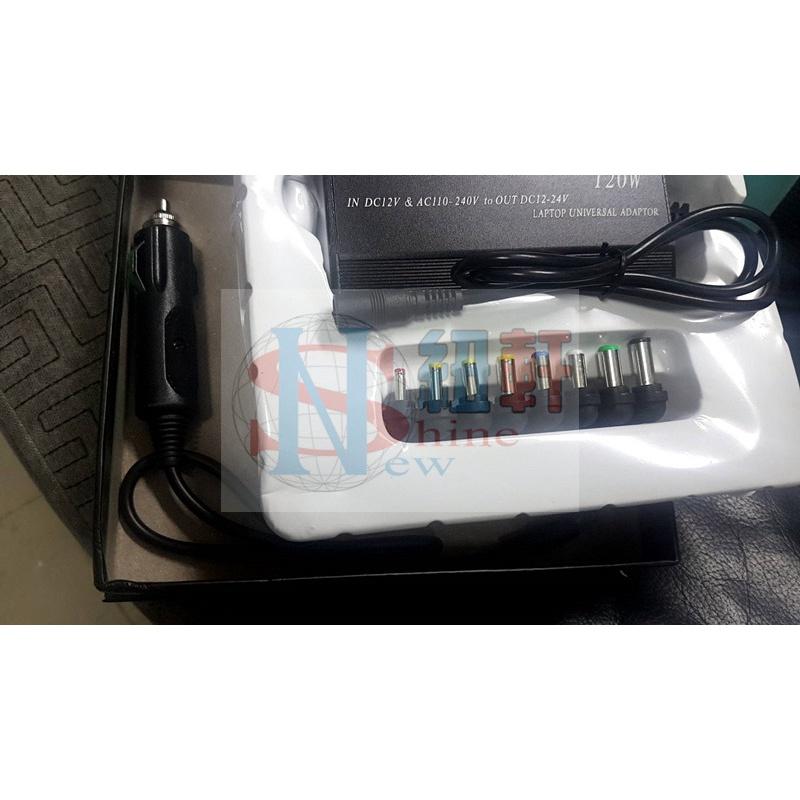 台中現貨 車用和家用( 可插點菸器和市電) 兩用電源適配器多功能筆記本電源充電器筆記本電源 也可調節12V~24V含8字-細節圖3