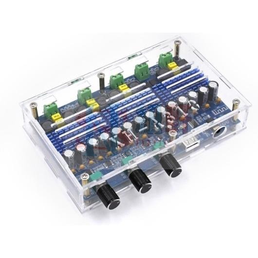 現貨NS-A310帶調音TDA3116D2數位功放板四聲道雙重低音雙重身歷聲可接2*50W全音+2*100W 低音含外殼-細節圖5