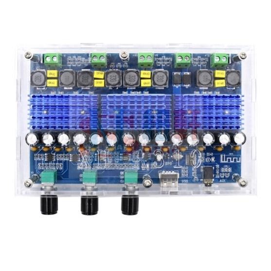 現貨NS-A310帶調音TDA3116D2數位功放板四聲道雙重低音雙重身歷聲可接2*50W全音+2*100W 低音含外殼-細節圖6