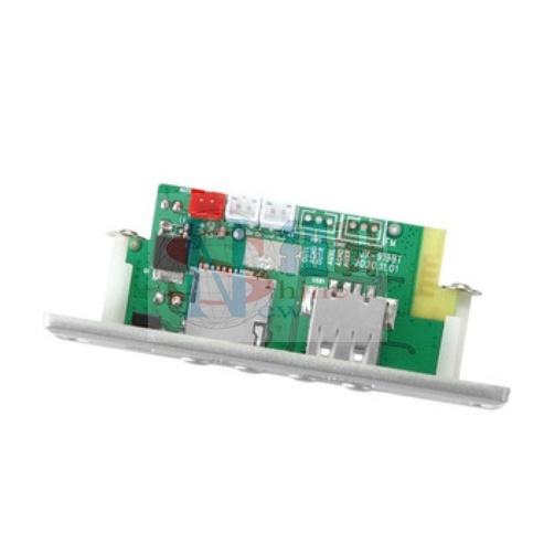 台中現貨12V帶功放2X25W MP3解碼板帶遙控錄音通話無損主機板藍牙5.0 銀白款-細節圖8