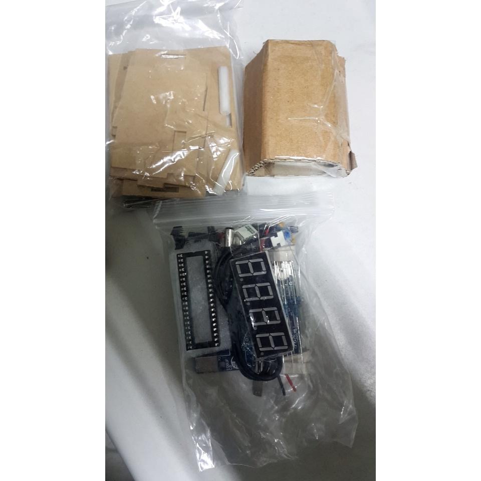 台中現貨收音機組裝套件 diy散件 51單片機TEA5767迷你數字收音機套件FM有含壓克力外殼-細節圖6