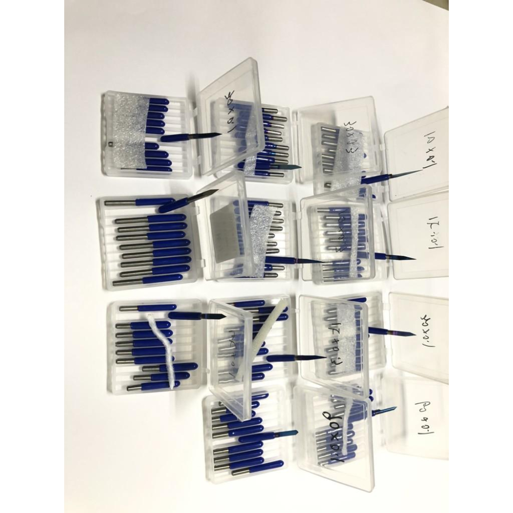 台中現貨CNC 鍍藍 3.175 平底尖刀系列-細節圖6