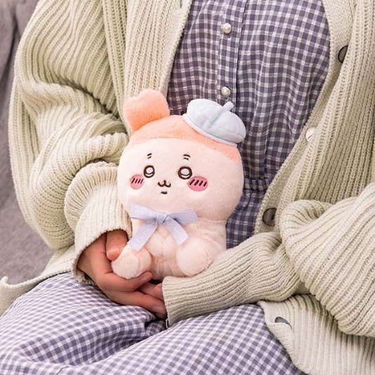 Chiikawa｜㊣｜吉伊卡哇｜ちいかわ｜東京限定｜貝雷帽｜坐姿娃娃-細節圖3