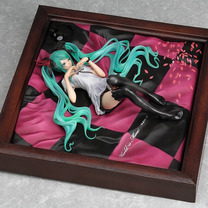 初音未來｜㊣｜GSC｜World Is Mine｜棕色相框公仔｜世界第一公主殿下-細節圖2