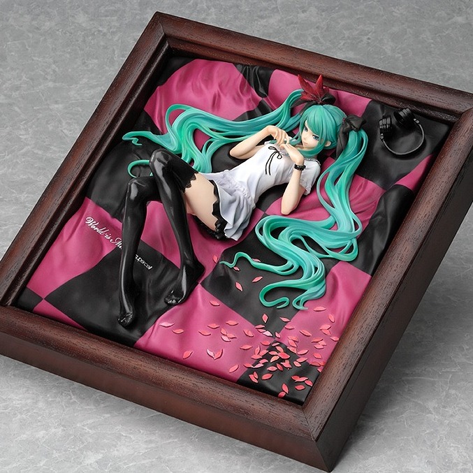 初音未來｜㊣｜GSC｜World Is Mine｜棕色相框公仔｜世界第一公主殿下-細節圖3