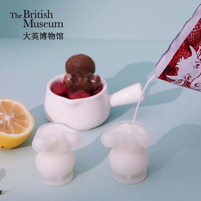 大英博物館｜㊣｜蓋亞·安德森貓系列｜矽膠冰淇淋冰格模具兩裝-細節圖3
