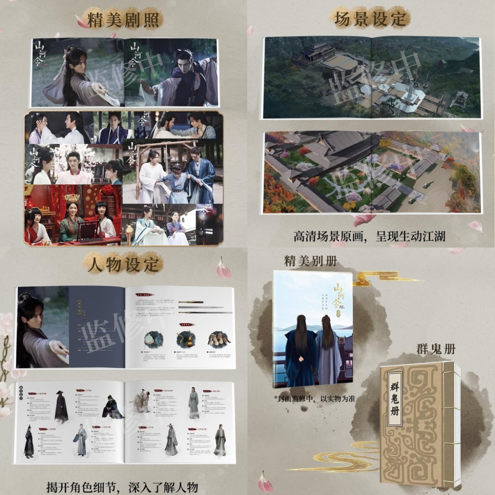 山河令｜㊣｜吾流文化｜周邊衍生珍藏禮盒｜天涯知己設定-細節圖4