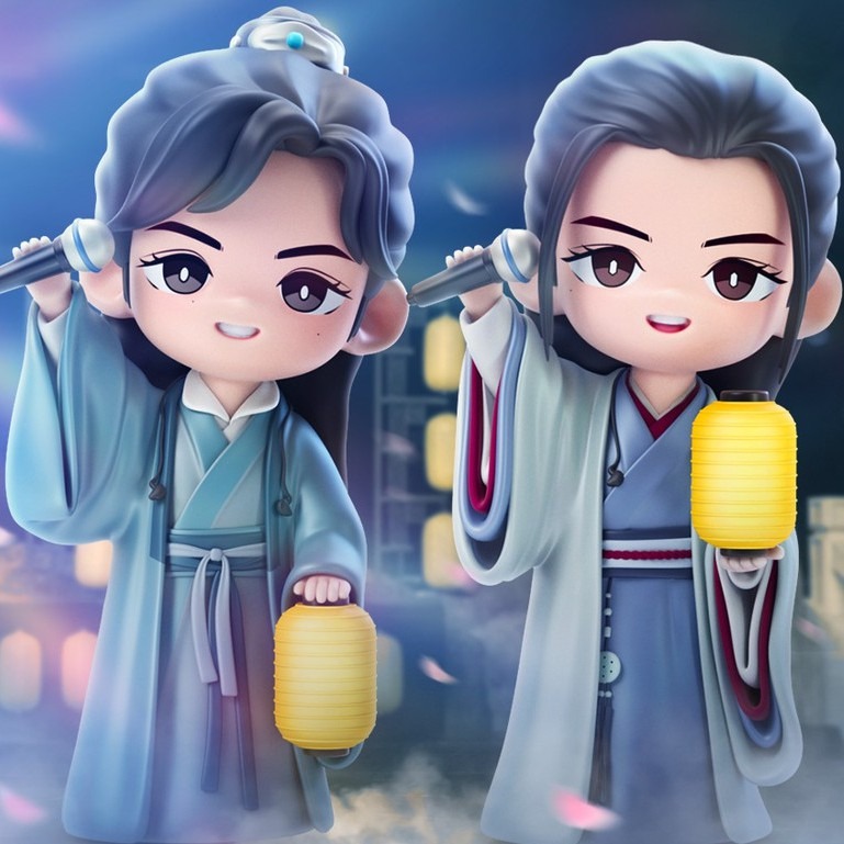 山河令｜㊣｜錦鯉拿趣｜優酷模玩｜TOFU｜官方聯名IP｜正版周邊｜Q版系列手办｜公仔｜人偶-規格圖5