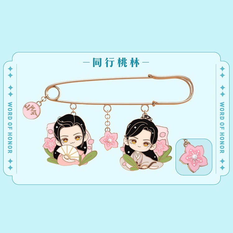 山河令｜㊣｜錦鯉拿趣｜優酷模玩｜TOFU｜SAMI ｜官方聯名IP｜正版周邊｜官方Ｑ版系列徽章-規格圖1