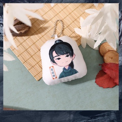 山河令｜㊣｜Rua娃吧｜Q版發聲糰子掛飾｜鑰匙圈-規格圖4