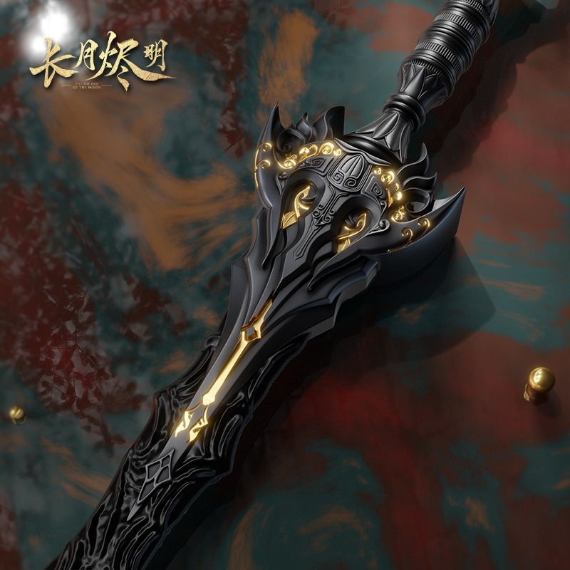 長月燼明｜㊣｜復刻｜澹台燼｜斬天劍縮小版｜髮簪｜收藏-細節圖2